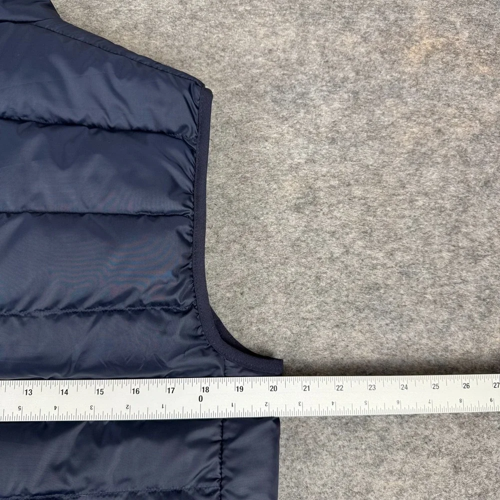 Adidas Essentials Primegreen Down Puffer Vest Full Zip Blue Mens Small S‎